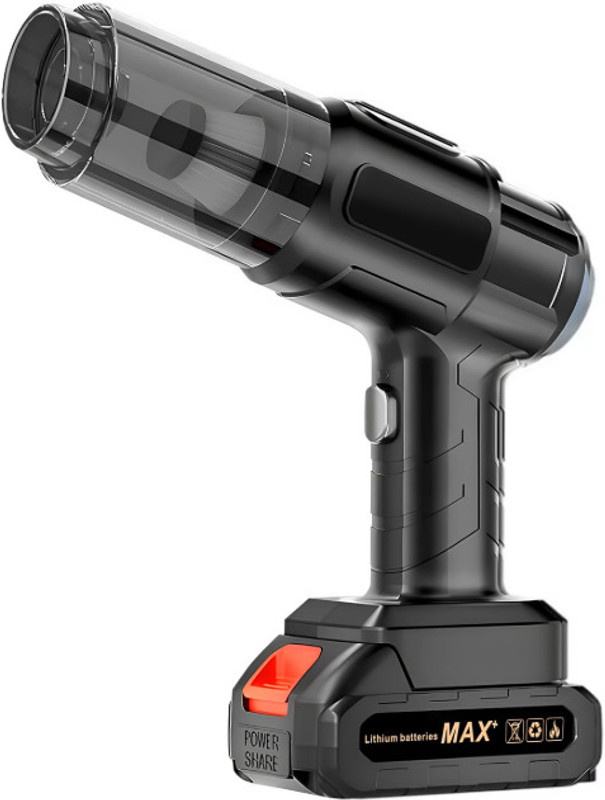 JAY MAHARASHTRA 15068 Car Vacuum Cleaner with 2 in 1 Mopping and Vacuum (Google Assistant)(BALCK)