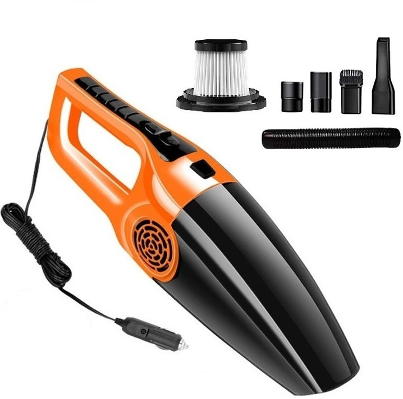 Suprimm Expert Handy Car Vacuum Cleaner with High Power, Multipurpose Accessories Car Vacuum Cleaner with Anti-Bacterial Cleaning(Black)