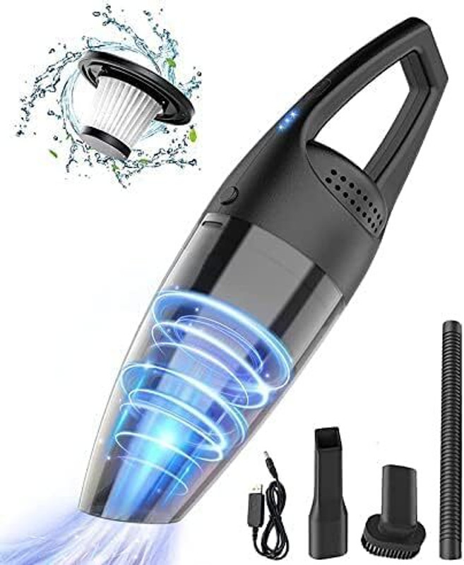 Onshoppy Regal 5800PA Powerful Suction For All in One Use with 25 min run time Hand-held Vacuum Cleaner with Reusable Dust Bag (WiFi Connectivity)(Black)