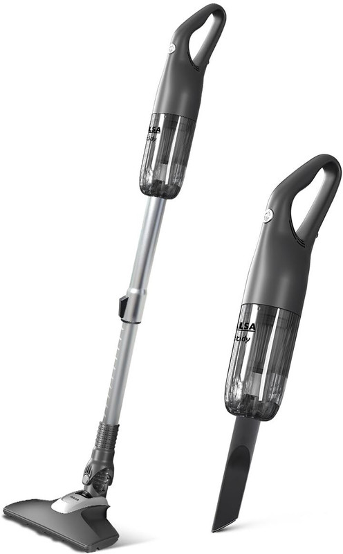 Inalsa Vactidy 2-in-1 Handheld & Stick for Home&Car|2200mAh Battery|14Kpa Suction| Cordless Vacuum Cleaner(Black)