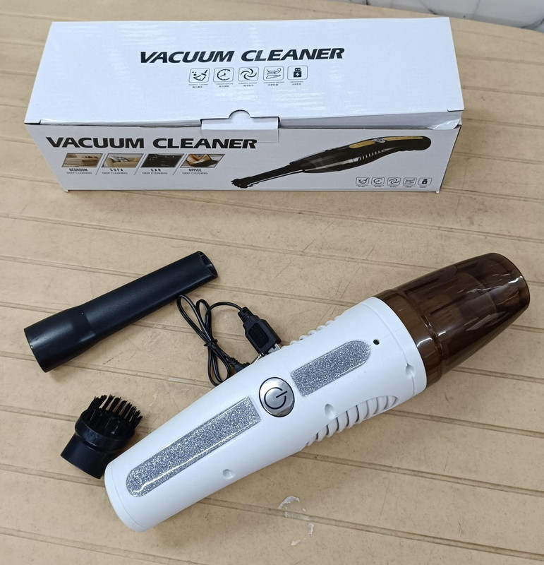 Xydrozen ABS Mini Vacuum Cleaner Wireless Car Vacuum Cleaner(White)