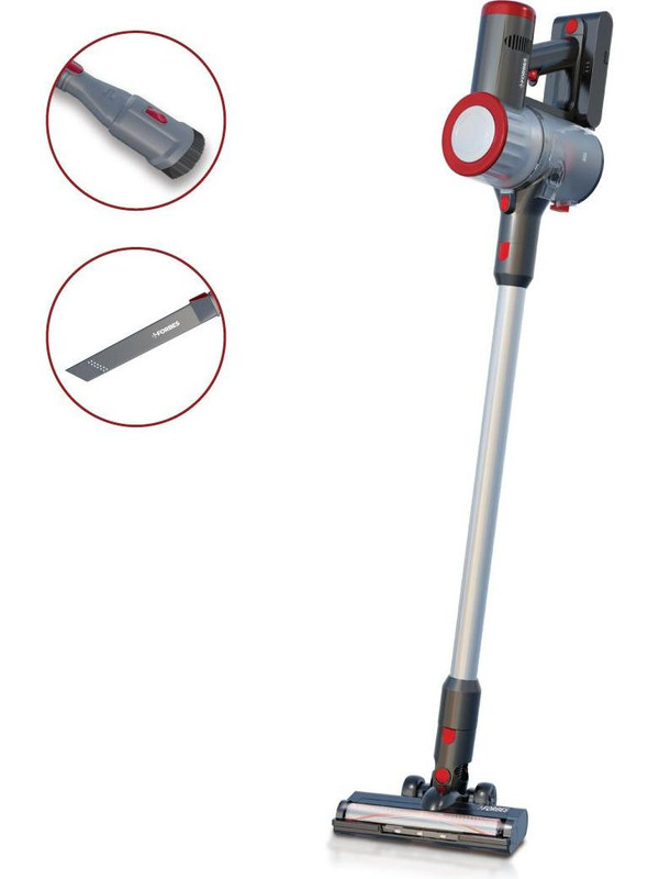 EUREKA FORBES Kordfree K10 Lite Cordless Vacuum Cleaner(Grey, Silver & Red)