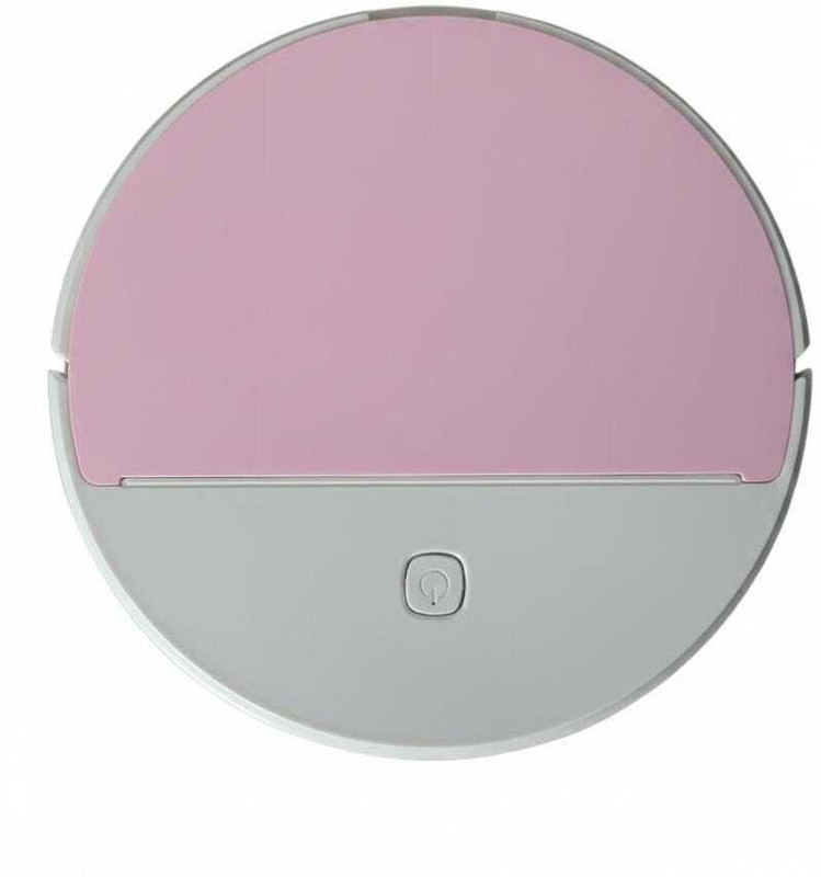 XIMEIJIE Compact Robotic Vacuum Cleaner with Low-Noise Operation Robotic Floor Cleaner with 2 in 1 Mopping and Vacuum(Pink)