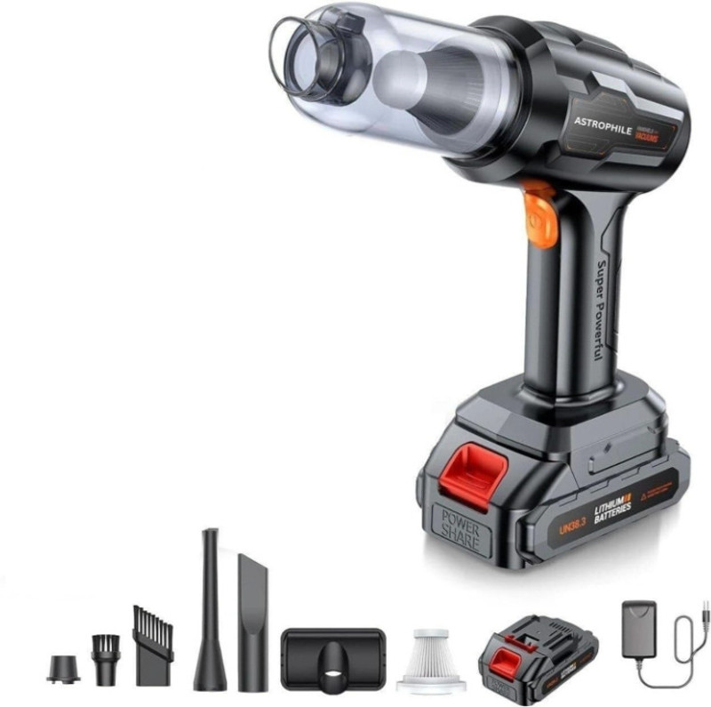 MADHAV IMPORT-EXPORT AVX-1000 Pro Car Vacuum Cleaner(Black)