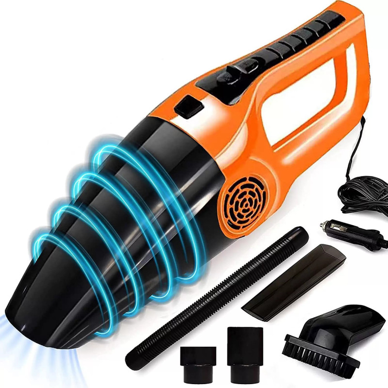 Excelanz Pro Car Vacuum Cleaner with Powerful Suction for Car Car Vacuum Cleaner(Black)