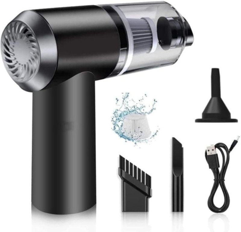 Homely Touch 3 in 1 Vacuum Cleaner Cordless Vacuum Cleaner(Black)