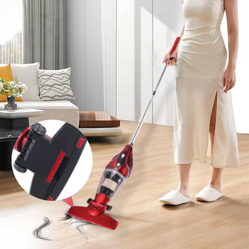 Sasimo Storm Vacuum Cleaner 600W, HEPA Filter, Bagless Design Hand-held Hand-held Vacuum Cleaner(White, Red)