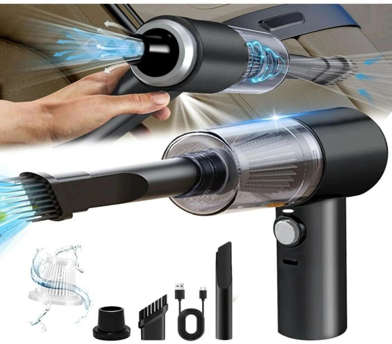 AutoVacuum vacuum-cleaner Hand-held Vacuum Cleaner(Black)