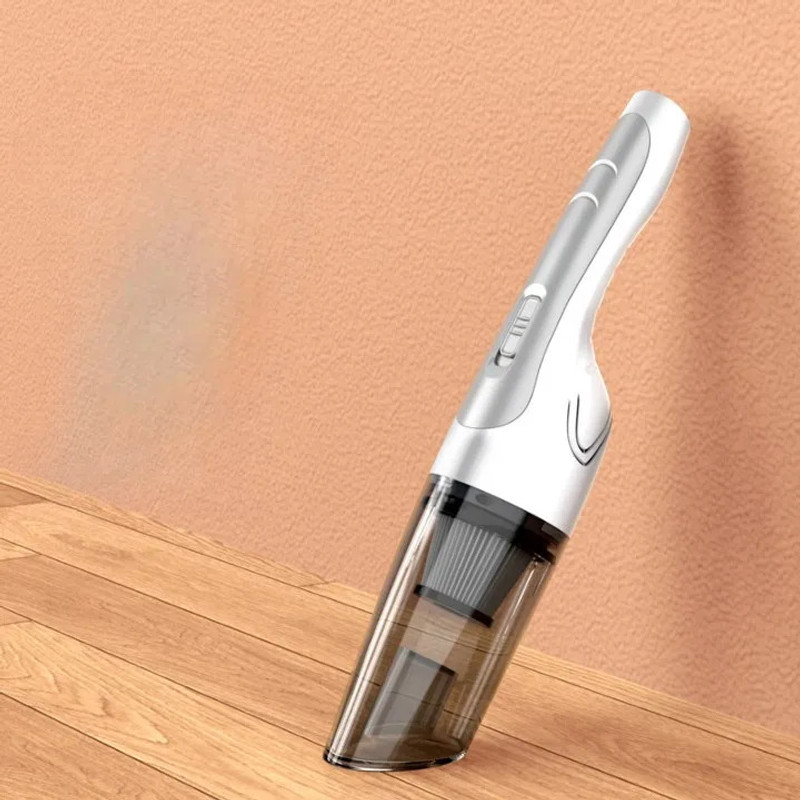 Onshoppy Scallop Cordless Handheld Portable With 12000PA Suction For Car & Home Dual Use Car Vacuum Cleaner(White)