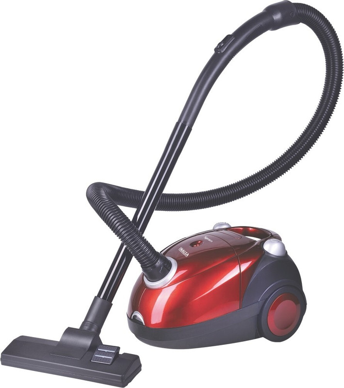 Inalsa Easy Clean Bagless Dry Vacuum Cleaner with Reusable Dust Bag(Red, Black)