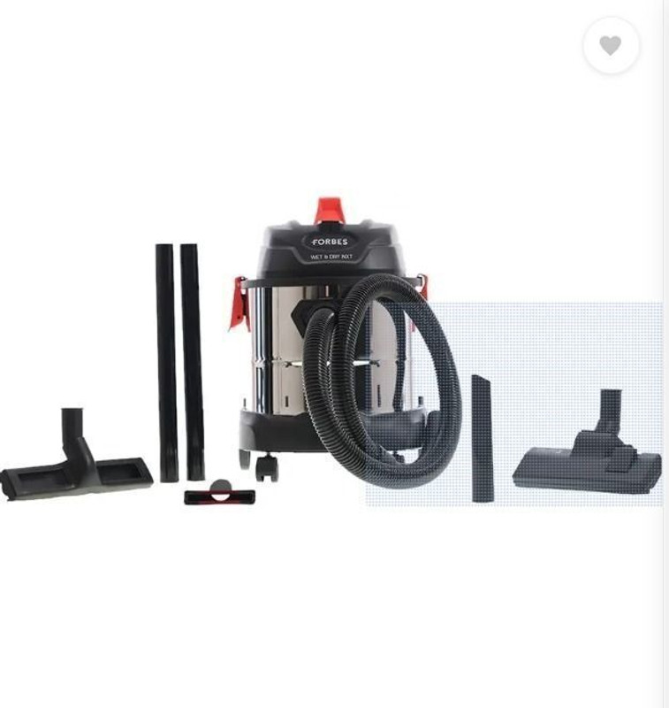 EUREKA FORBES Sure Fast clean Bagless Dry Vacuum Cleaner with Reusable Dust Bag(Red and Black)