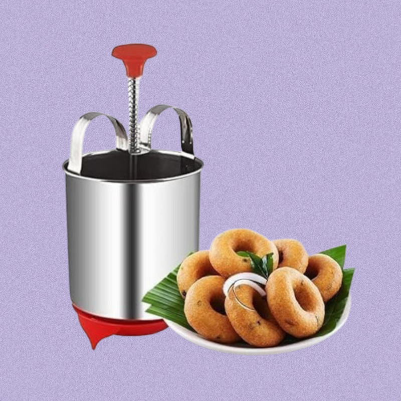 MAXIVE DM-117 Manual Donut Maker Batter Drop Press Model Vada Maker