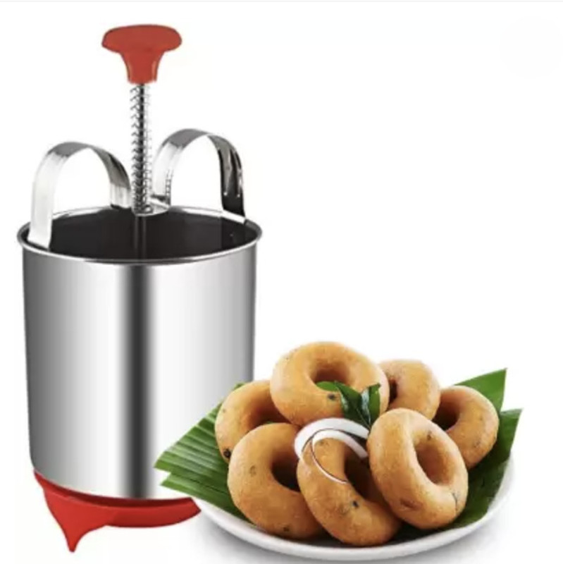 KHODAL ENT Stain less teel Medu Vada Maker Machine with Stand for Kitchen Vada Maker