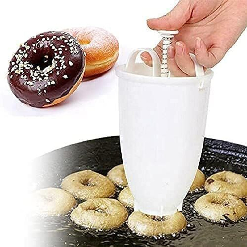 Gorofy Plastic Menduvada Maker- Mendu WADA & Doughnut Maker Machine Vada Maker