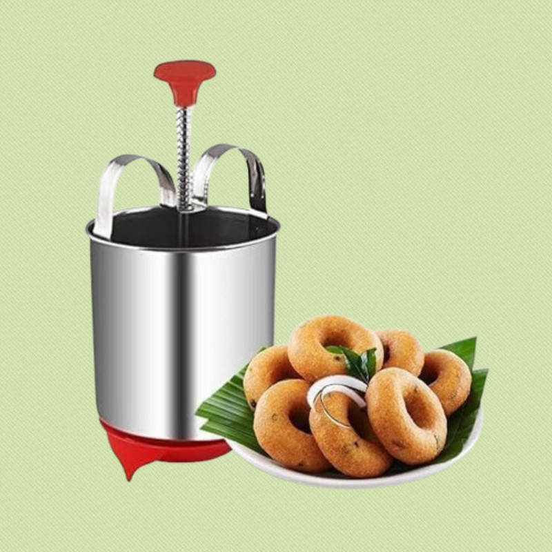 MAXIVE DM-234 Stainless Steel Donut Batter Maker Press Model Vada Maker
