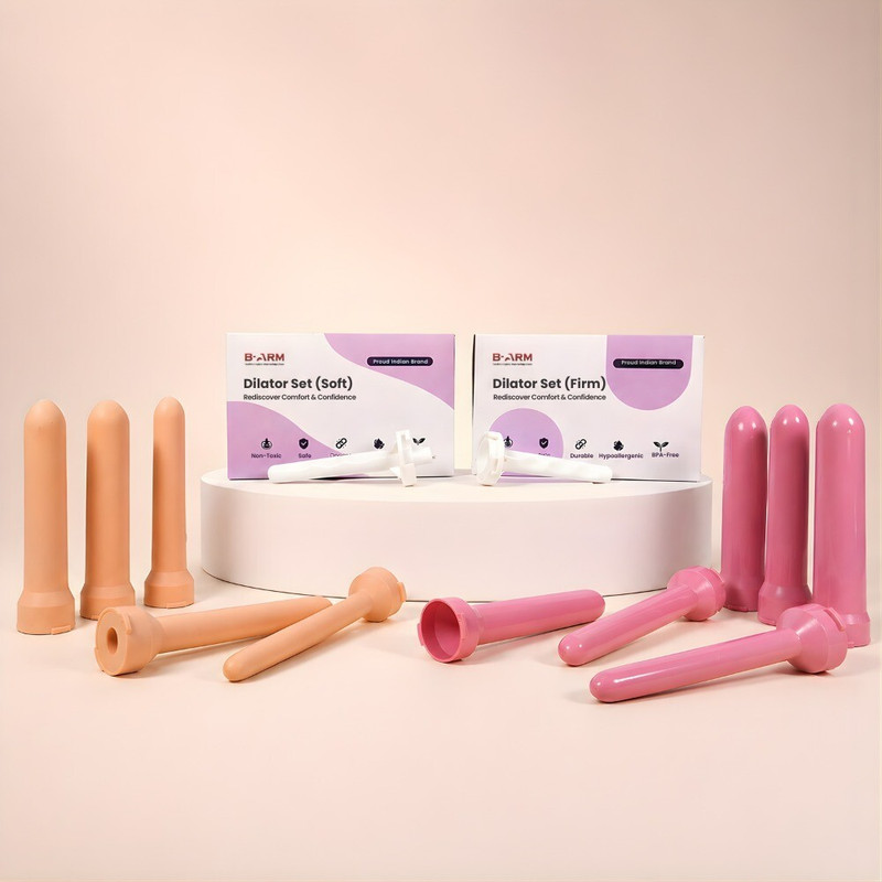 B-Arm Medical Dilators| 5 Soft Dilators & 6 Firm Dilators (Pack of 11) Vaginal Dilator(Pack of 11)