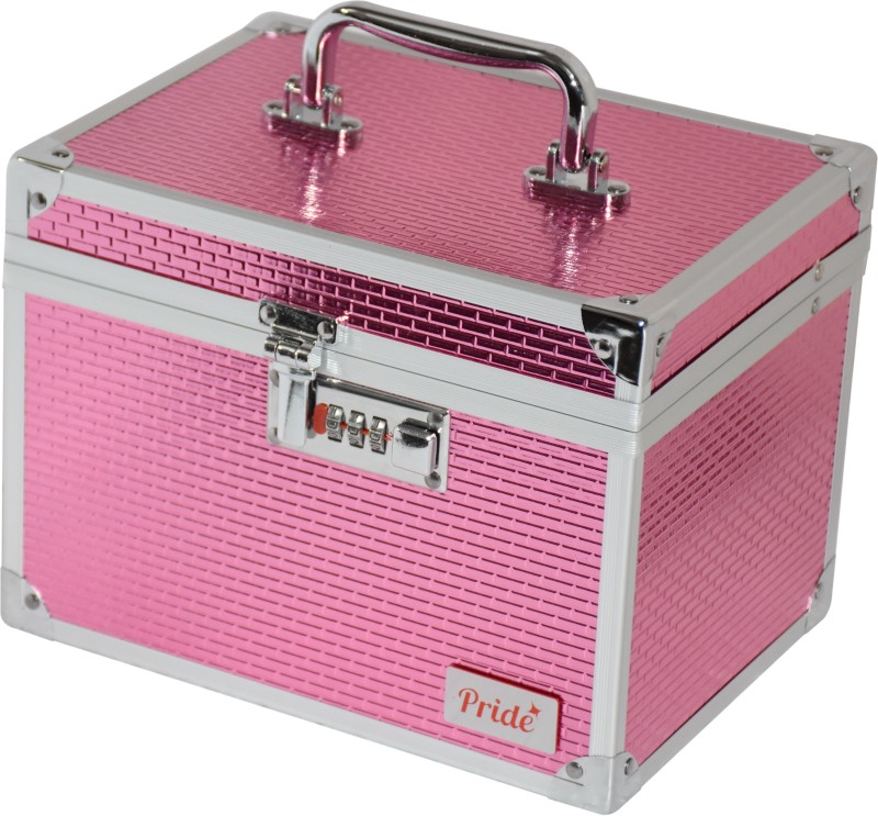 Pride STAR Bridal to store cosmetics Vanity Box(Pink)