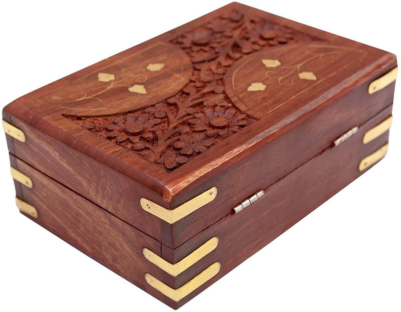 Yuvaansh creations Wooden Box Cash Box(1 Compartments)