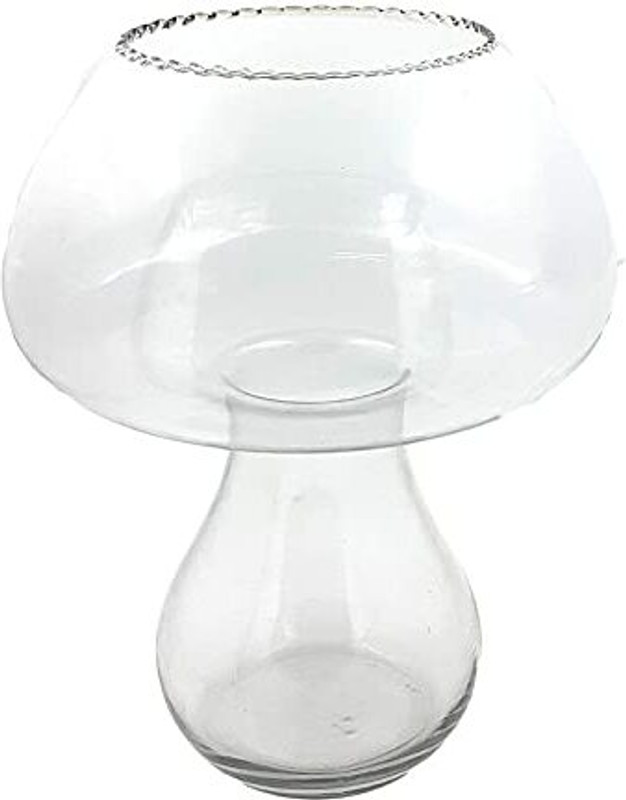 MAGINATO 10inchi mushroom shape fish pot@1popular Round Ends Aquarium Tank(2 L)