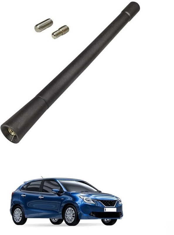 Suprozo Car antenna stick replacement rod & fixing screw for M A R U T I Baleno Aerial stick rod Whip Vehicle Antenna