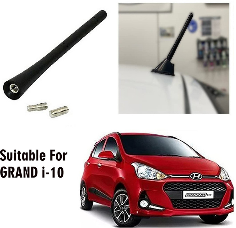 OOLTAH PAHIYA Premium Rod For Car AM/FM Roof Signal Receiver Antenna_1067 Mast Aerial With Aluminium Quality Antenna for - GRAND i-10 Satellite Vehicle Antenna