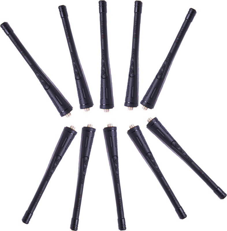 RENMAX Helical Antenna UHF/VHF SMA Female for Walkie Talkie BF-888 10Pcscs Two Way Radio Antenna Satellite Vehicle Antenna