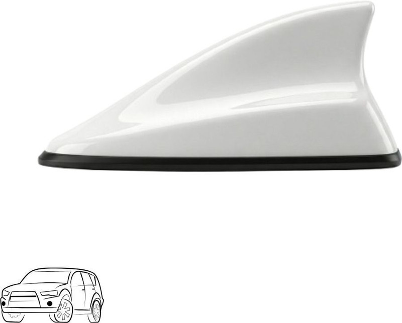 SERVACHI Car Shark Fin Antenna | Universal Car Aerial | Stylish Roof Antenna Satellite Vehicle Antenna