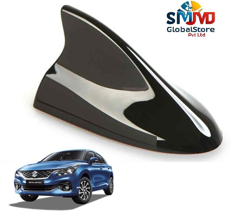 Smjmd Global Store Universal Shark Fin Black Car Antenna For Baleno Baleno Satellite Vehicle Antenna