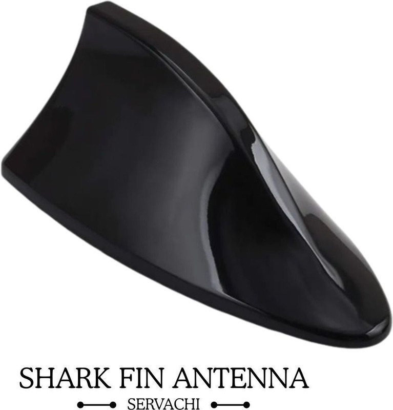 SERVACHI Shark Fin Antenna for Car | Universal Car Antenna | FM Signal Receiver Booster | Satellite Vehicle Antenna