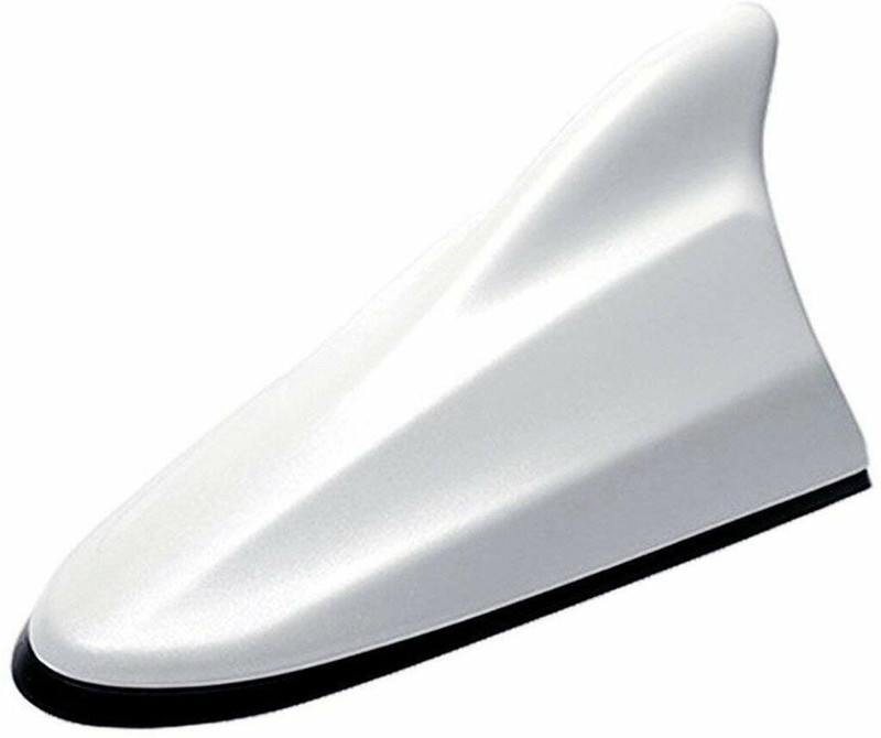 Autoxygen Car White Shark Fin Signal Receiver Antenna Hidden Vehicle Antenna