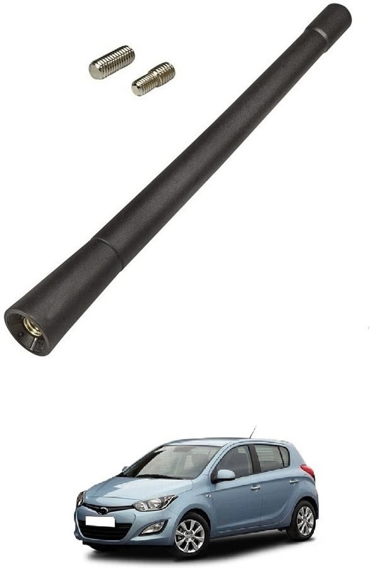 Suprozo Car antenna stick type replacement rod with 2 screw for H y u n d a i i20 Aerial stick rod Whip Vehicle Antenna