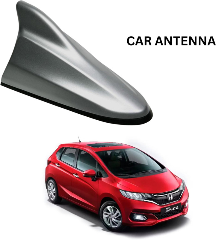 DriveXpert Silver Shark Fin Signal Receiver Antenna G144 Car Antenna Compatible with All Car Models Satellite Vehicle Antenna