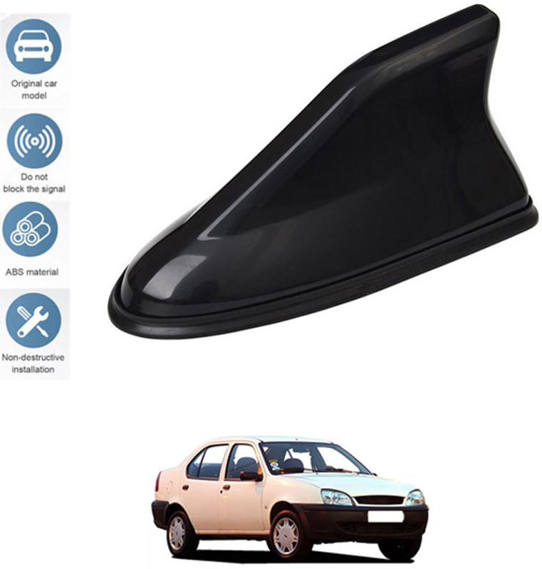 AYW Waterproof Black Car Shark Fin Radio Signal Anteena For Roof Universal-119 Car Anteena Satellite Vehicle Antenna
