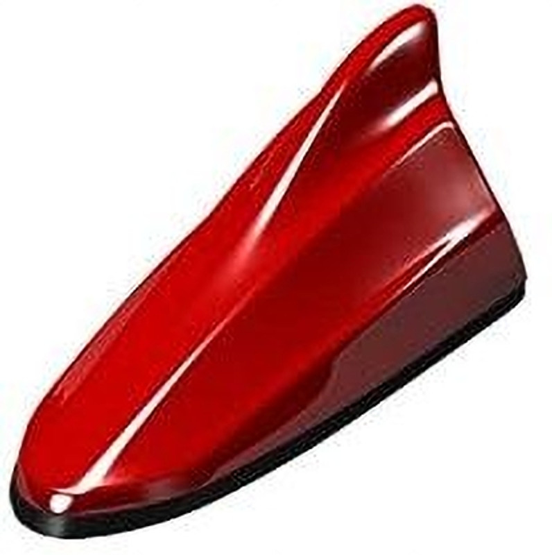 Ride2joy Red Car Shark Fin Signal (AM/FM) Receiver Antenna Whip Vehicle Antenna