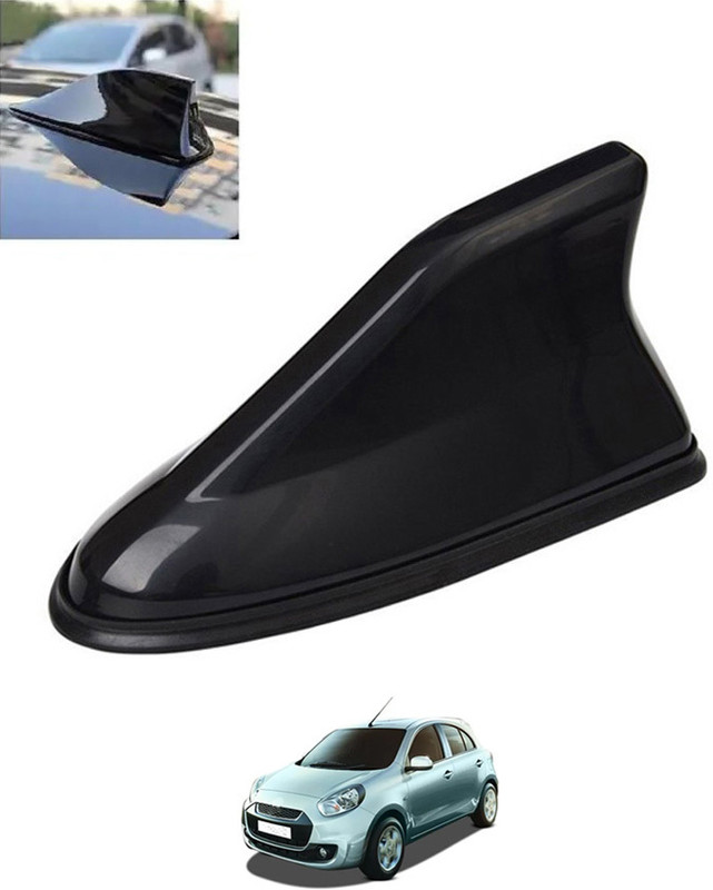 ABJD Black Car Roof Shark Fin Antenna Signal Receiver For Punch-Tata-2021 Shark fin Antenna Satellite Vehicle Antenna