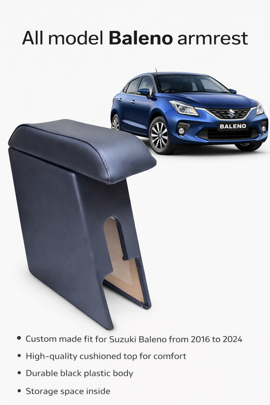 Aastha Enterprises All model BELENO Car Armrest(Maruti, Baleno)