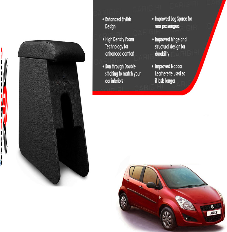 CuboDePlato CDP_ArmRest_blk_Ritz_Type-2 Car Armrest(Maruti, Ritz)