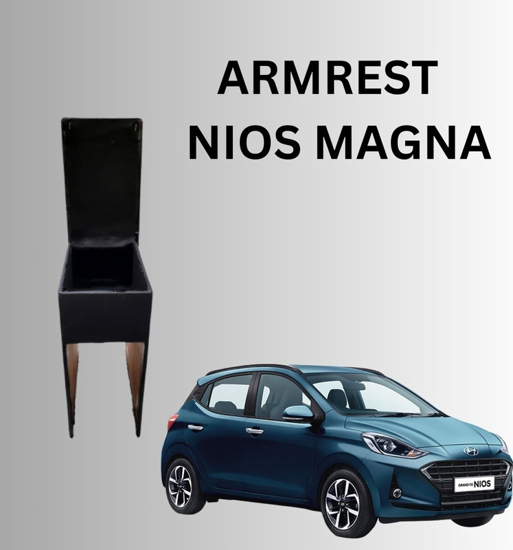 FUSIONCARS Nios megna Car Armrest(Hyundai, Grand i10 Nios Magna Petrol)