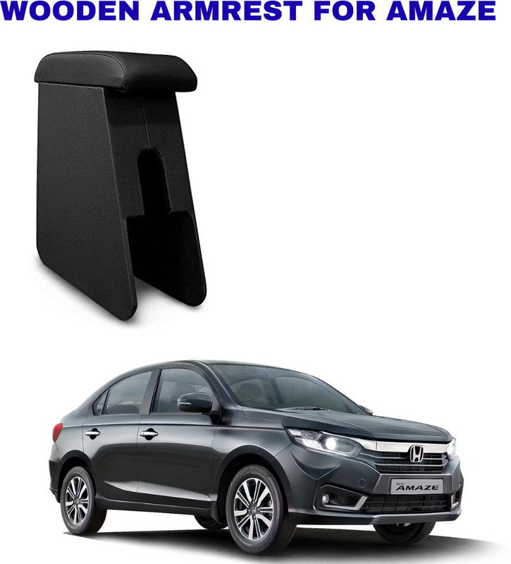 FUSIONCARS WOODEN ARMREST FOR ALL MODEL Car Armrest(Honda, Amaze E Diesel)