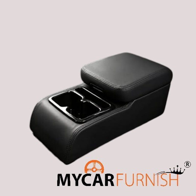 MyCarFurnish Universal Rear Armrest with Storage & Bottle/Glass Holder Car Armrest(NA, NA)