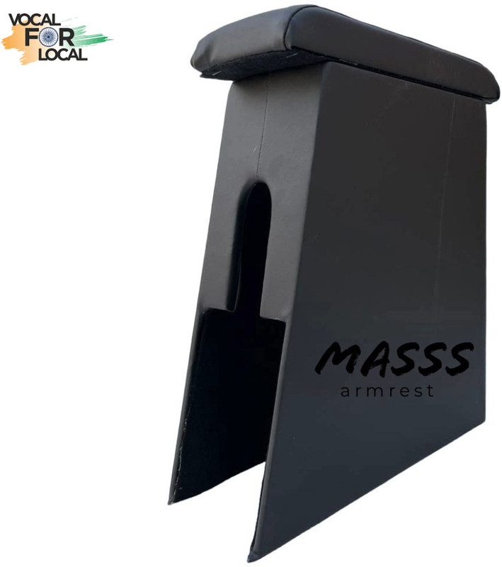 MASSS Wooden Armrest Alto Black Car Armrest(Maruti, Alto 800 LXI)