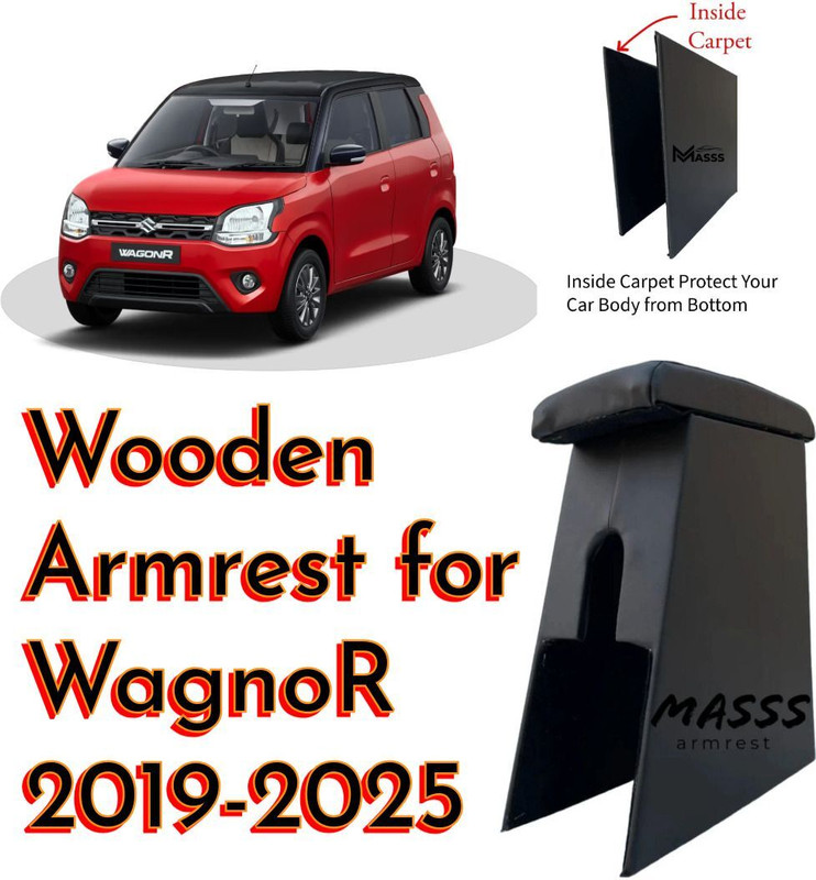 Redefine Things Wooden car armrest for WagonaR 2019 to 2023 Car Armrest(Maruti, WagonR)