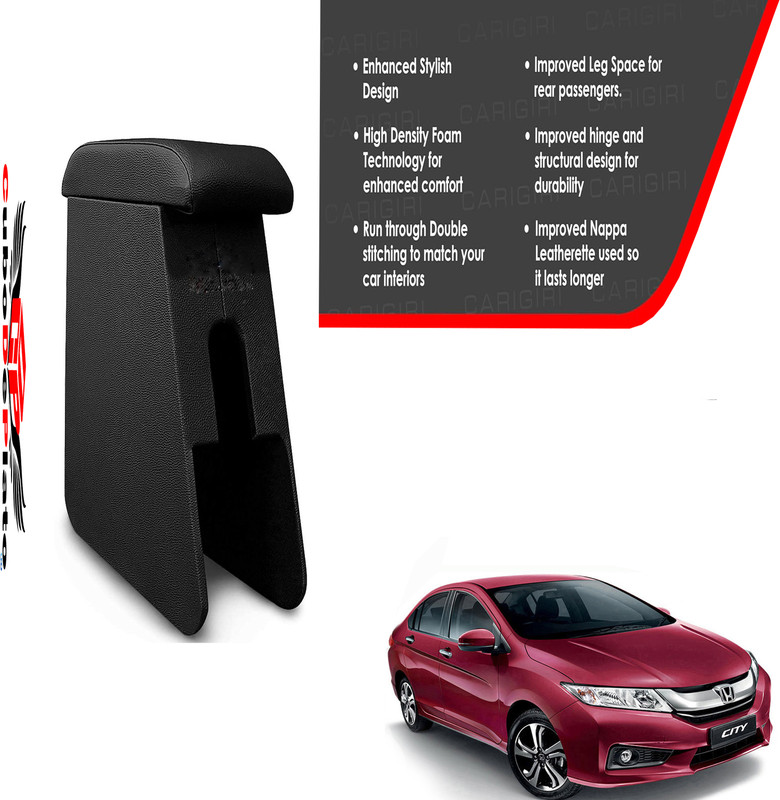 CuboDePlato CDP_ArmRest_blk_City_Idtec_2016 Car Armrest(Honda, City)