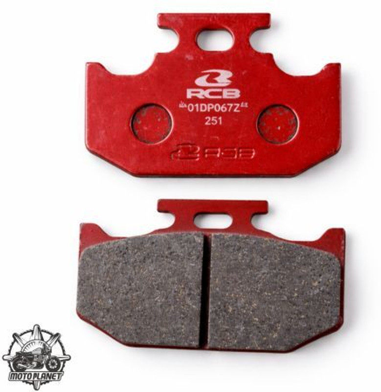 MOTO PLANET MPD-RCB 01DP067Z Rear Disc Brake Pad: Yama R15 V3/V4, MT15, FZ250, FZ V3 Motorbike Brake Disc