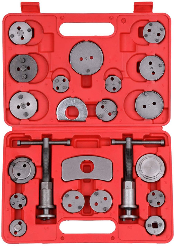 Flemigo 22pcs Auto Universal Disc Brake Caliper Remover Tool Kit Car Brake Disc