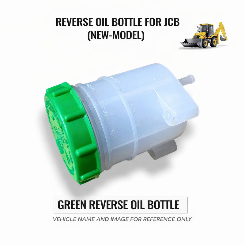 LumiLiv Reverse Oil Bottle for JCB Leak Proof Rubber Durable Plastic Oil Reservoir Vehicle Coolant Tank