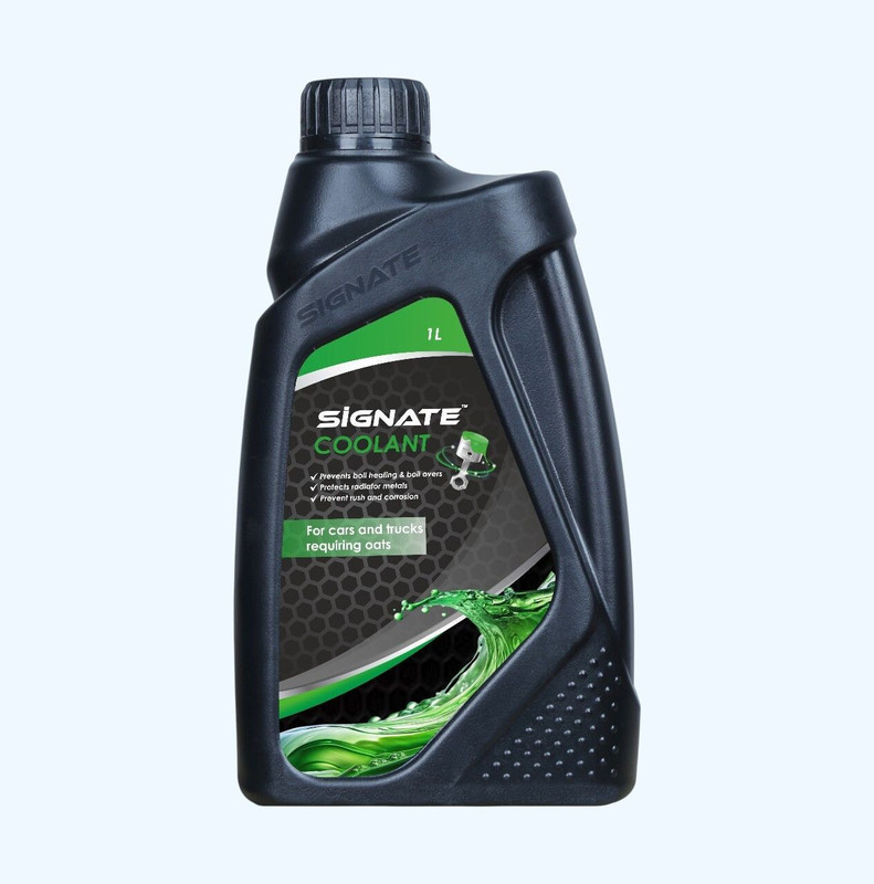 Signate Coolant (1 LTR) Radiator Coolant - Best Anti-Freeze Coolant for Cars & Bikes | Vehicle Coolant Tank