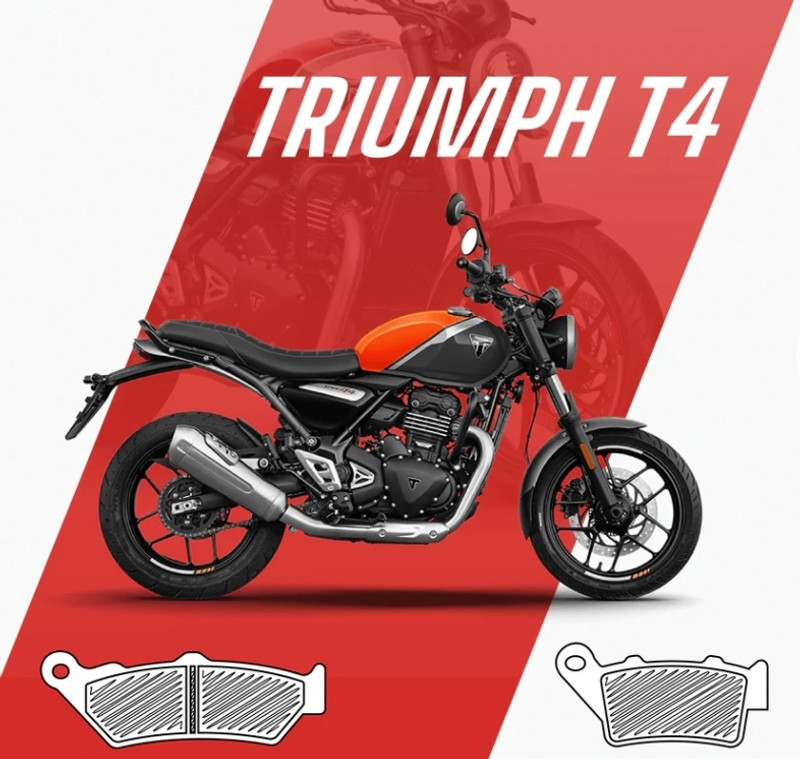 TriumphSpare Triumph Speed T4 combo Disc brake pad Vehicle Disc Pad(Pack of 2)