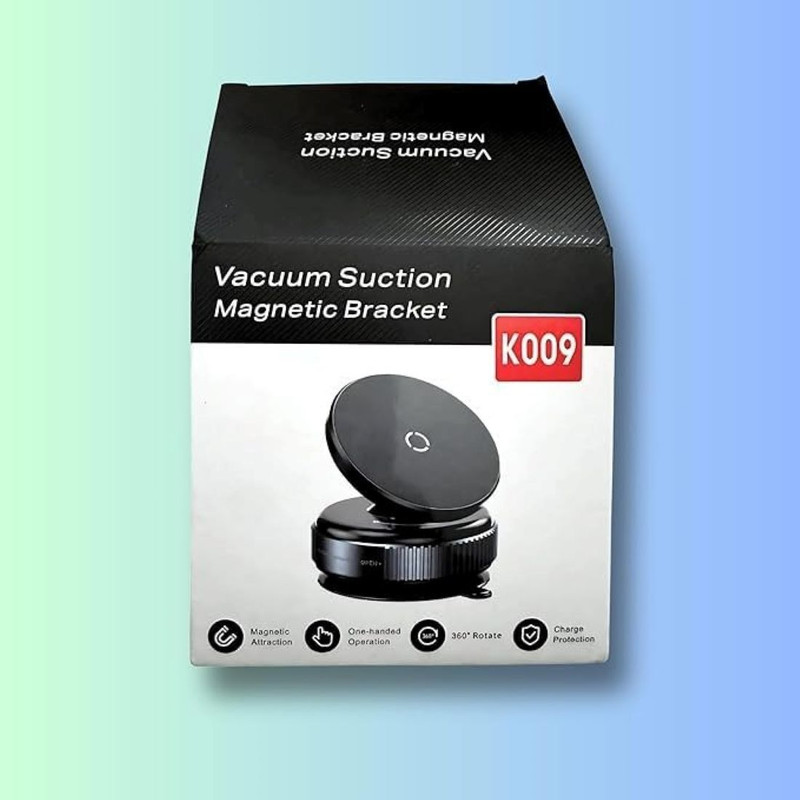 SATYAM Vacuum Magnetic Suction Phone Mount, 360°Adjustable Hands-Free Hardwire Kit