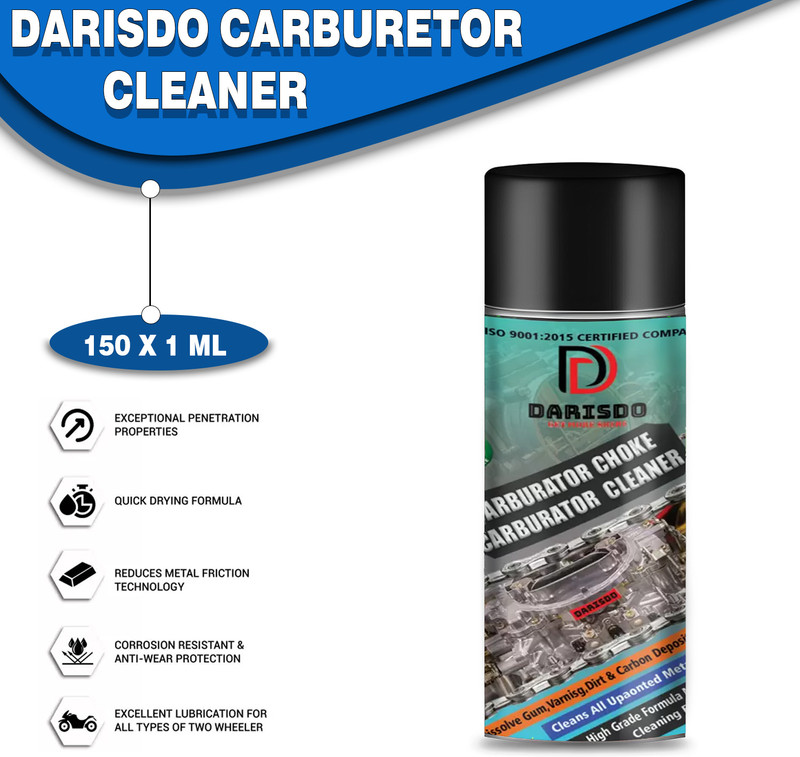 Darisdo Carburetor Cleaner/Choke & All Parts Cleaner Engine Cleaner(150 ml)